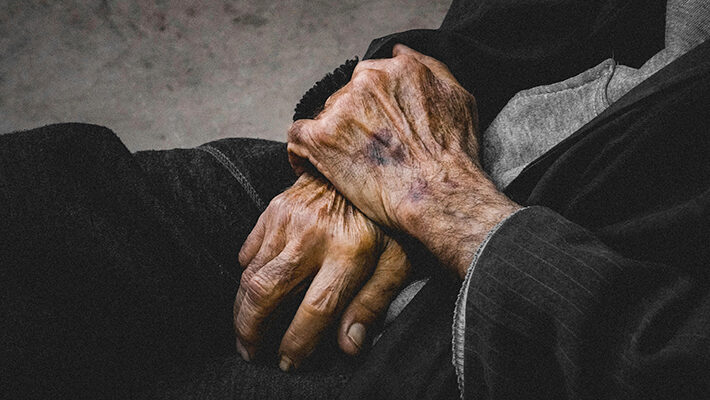 Patiently endured poverty