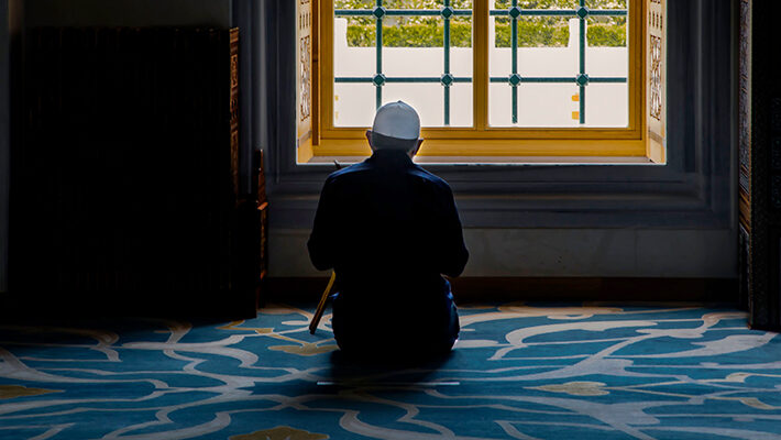 Whisperings during the prayer
